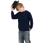 Childerns fleece sweatshirt // Cotton + Polyester / Long Sleeves / Custom Panel / O-Neck