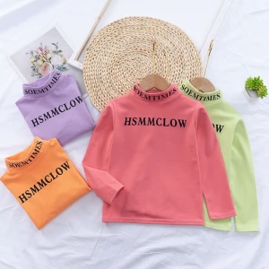 Children&#x27;s long-sleeved T-shirt boys cotton tops 2020 new spring and autumn Kid tops wholesale baby boys clothing tops
