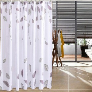 China factory cheap price luxury bathroom mat set with waffle shower curtain