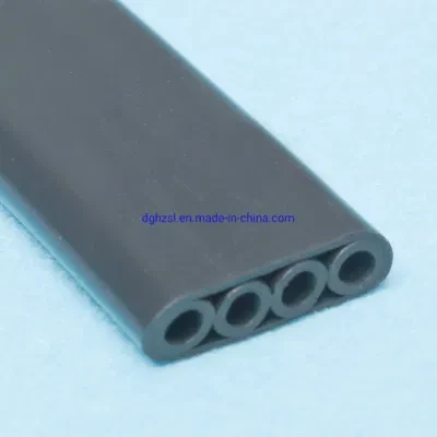 China Factory Supplier Black Soft PVC Profile