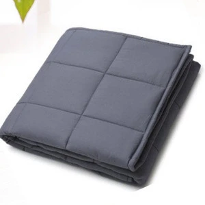China manufacturer cheap plush polyester throw weighted blanket