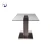 Import China product tables and chairs used for restaurant furniture MDF table glass table from China