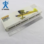 China super high quality rubber powered plane battery operated toy aircraft model