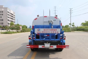 China Supplier hot sale 5 cubic meters spraying water tank truck sprinkler car watering cart