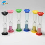 china suppliers custom hourglass sand timer acrylic sand timer 1 minute sand timer