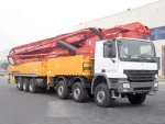 China top brand  Flexible Working Posture Large Slabs 66.2M Concrete Truck And Pump For Sale