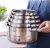 Import China wholesale Color Cooking Pot Stainless Steel Pot Cooking Pot Cookware Set 10PCS cookware stainless steel from China