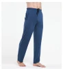 China wholesale cotton mens checkered sleeping cheap sleep bottom underwear travel pajamas blank men harem lounge pants