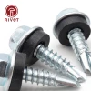China wholesale hexagon head tek wood stainless steel hex self drilling screw with epdm washers roofing screws