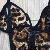 China Wholesale High Class Erotic Fashion Lady Slim Hot Sexy Women Tight Leopard Print Sexy Lingerie Underwear