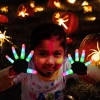 China Wholesale Rave Light Flashing Finger Lighting Glow Mittens LED Glow Gloves Halloween Manufacture Festival Party Supplies