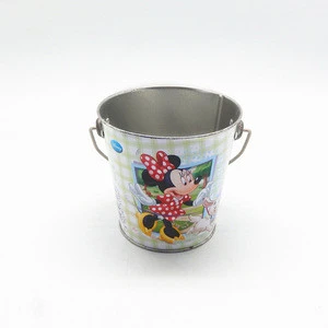 Chinese supplier tin garden flower plant pot with mini size