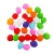 Import Christmas Decoration Assorted Color Polyester Pompom/Polyester Christmas Pom Poms from China