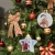 Import Christmas Transparent Photo Five-star Ball Christmas Decorations X-mas Xmas Tree Hanging Decor For Home Diy Party Kids Gifts from China