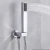 Import Chrome Shower Faucets Wall Mount 3 Function Bath Shower Faucet Set Waterfall Rainfall Shower Head Handshower Mixer Tap Bath from China