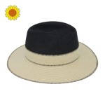 Classic Design Women Men Cowboy Straw Hats 100% Paper Fedora Summer Wide Brim Trilby Hats