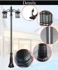 Classic style outdoor park path lamps IP65 led street light