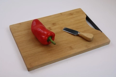 Classic Wholesale  Bamboo Cutting Board with Plastic Handle