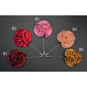 Classical men&#39;s business maroon brooches