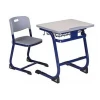 Classroom furniture single chair with writing table standard school desk tables and chairs furniture