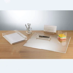 Clear Acrylic Desk Organizer Acrylic Office Accessories