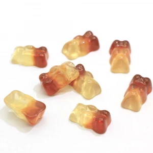 Cola Gummy Bear Cabochon Charms Decoden Kawaii Resin Cabochons Polymer Clay Charms Craft Supplies Slime Simulation Candy