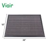 Collection Rectangular Welcome Doormat (Machine-Washable/Non-Slip), Black,beige,grey
