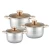 Import Color Cookware Non Stick Utensils Cookware Sets 12pcs Stainless Steel Cooking Pot from China