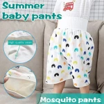 Comfy Children Diaper  Shorts 2 in 1 Waterproof Super Absorbent Leak-proof Washable Baby Diaper  Pants  Absorbent Short for Baby