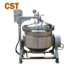 commerce big capacity high temperature industrial steam pressure cooker