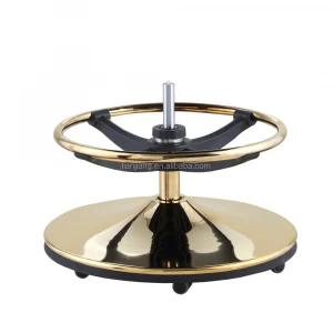 commercial bar furniture gold swivel stainless steel computer chair base