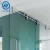 Import Commercial building glass 10mm 12mm tempered extra clear glass sliding commercial door with frameless aluminum U channel from China