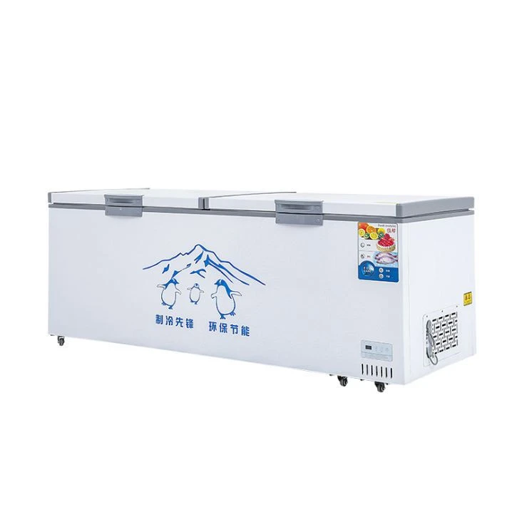 Commercial large capacity horizontal refrigerated copper tube freezer