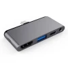 Computer External Multi-function USB-C Hub 4 Ports HDMI USB 3.0 Hard Disk Audio Output Comupter Office Docking Station