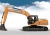 Import Construction machine heavy equipment hydraulic crawler excavator Earth-moving Machinery from China