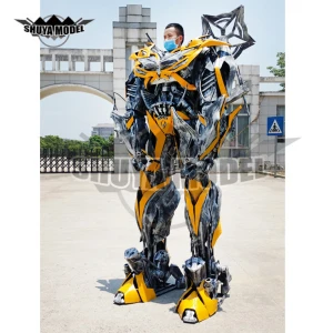 Cosplay led wearable Bumble bee costume for sale/costume transformer LED robot for adult