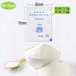 Creamer sachet for coffee milk tea condiments
