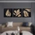 Import Creative Wall Painting new design crafts golden leaf painting 3D relife painting from China