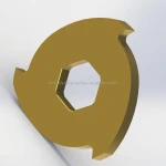 Crushing plastic rubber shredder blade low price sales