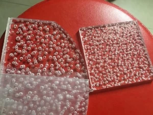Crystal Acrylic Water Bubble Panel 10mm Thick Plastic Sheet Like Honeycomb