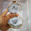 crystal crafts High quality Agate Cornucopia Geode Ornament Jewelry Gift Box Healing agate geode