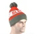 Import Custom 100% Acrylic Jacquard Knit Beanies With Pom Wholesale Winter Hats With Ball On Top from China