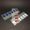 Custom 3D raised rubber silicon heat transfer sticker rhinestone iron on transfers