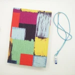 Custom Canvas Cute Book Cover With Pendant Of Ceramics Pea Pod