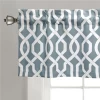 Custom Color Bedroom Simple Design 100% polyester blackout printed fabric curtain Valance