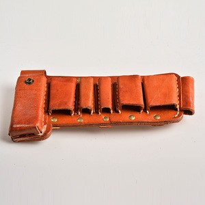 Custom leather craft scaffolding leather tool bag for worker