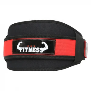 Custom Logo Fitness Weightlifting Waist Belt Adjustable Lumbar Support Neoprene Gym Weight Lifting Belt