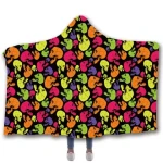 Custom Luxury Blanket Hoodie Soft Hoodie Blanket Winter Warm Fleece Hooded Blanket