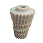 Custom made large diameter MC nylon wheel large plastic double spur gear