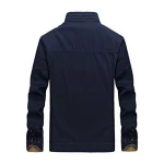 Custom Made Men's Cotton Durable Slim Fit Stand Collar Reversible Jacket & Coats Reversible Jacket for men MK-RJ-3058